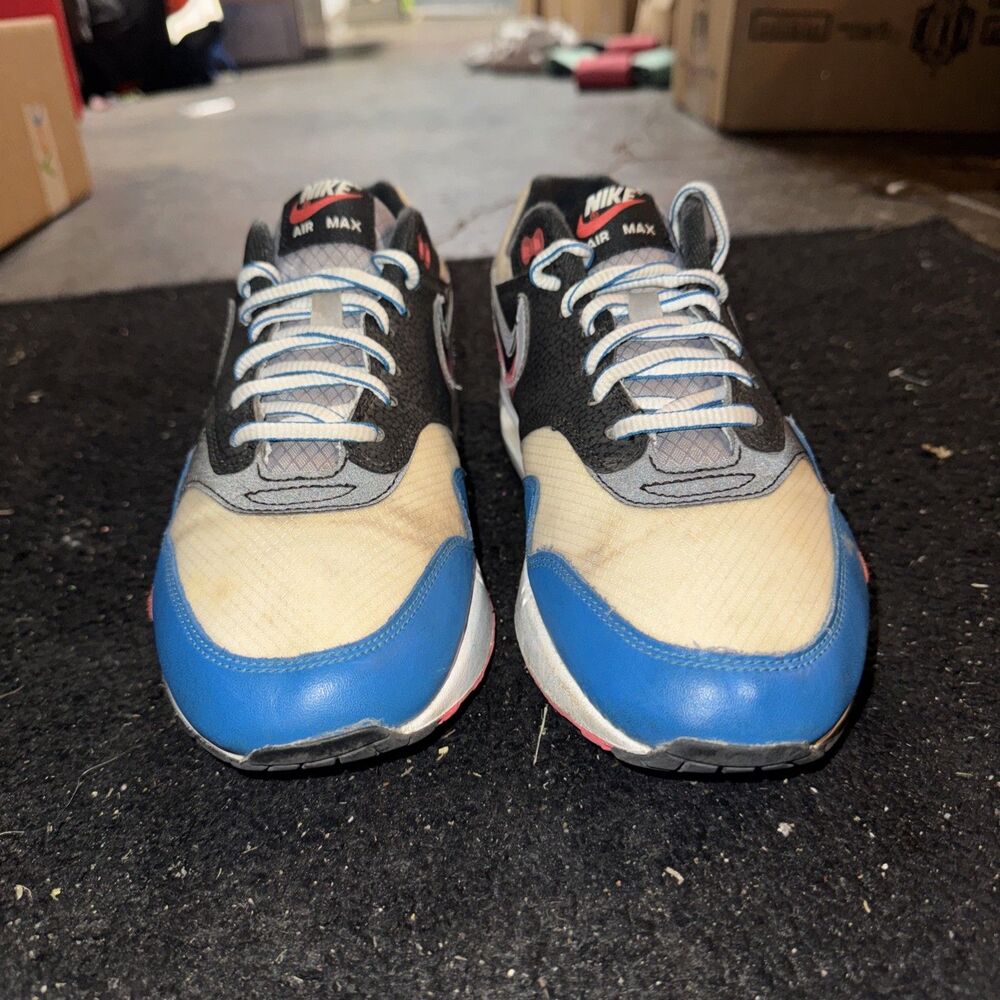 Nike Mens Air Max 1 CT1623-001 Multicolor Lace Up Low Top Sneaker Shoes Sz 8.5 - Picture 2 of 7